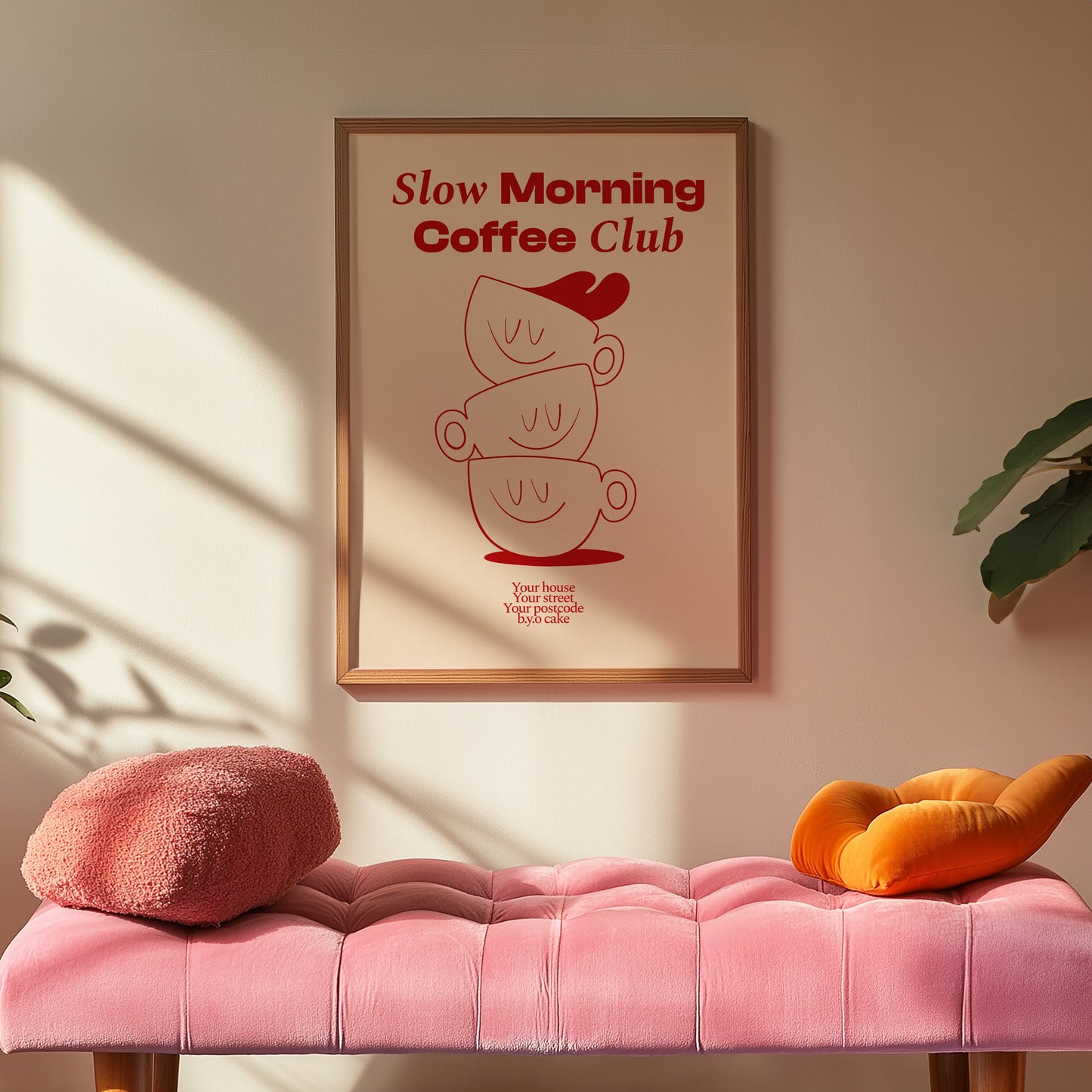 Slow Morning Coffee Club Print
