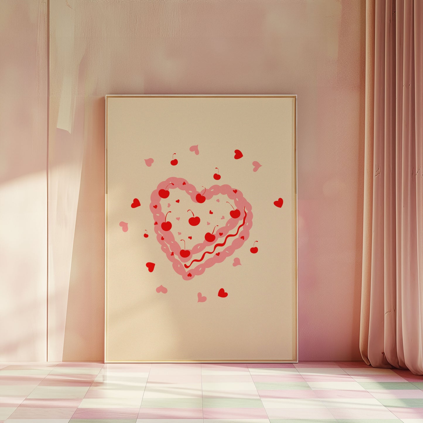 Lambeth Cake Art Print