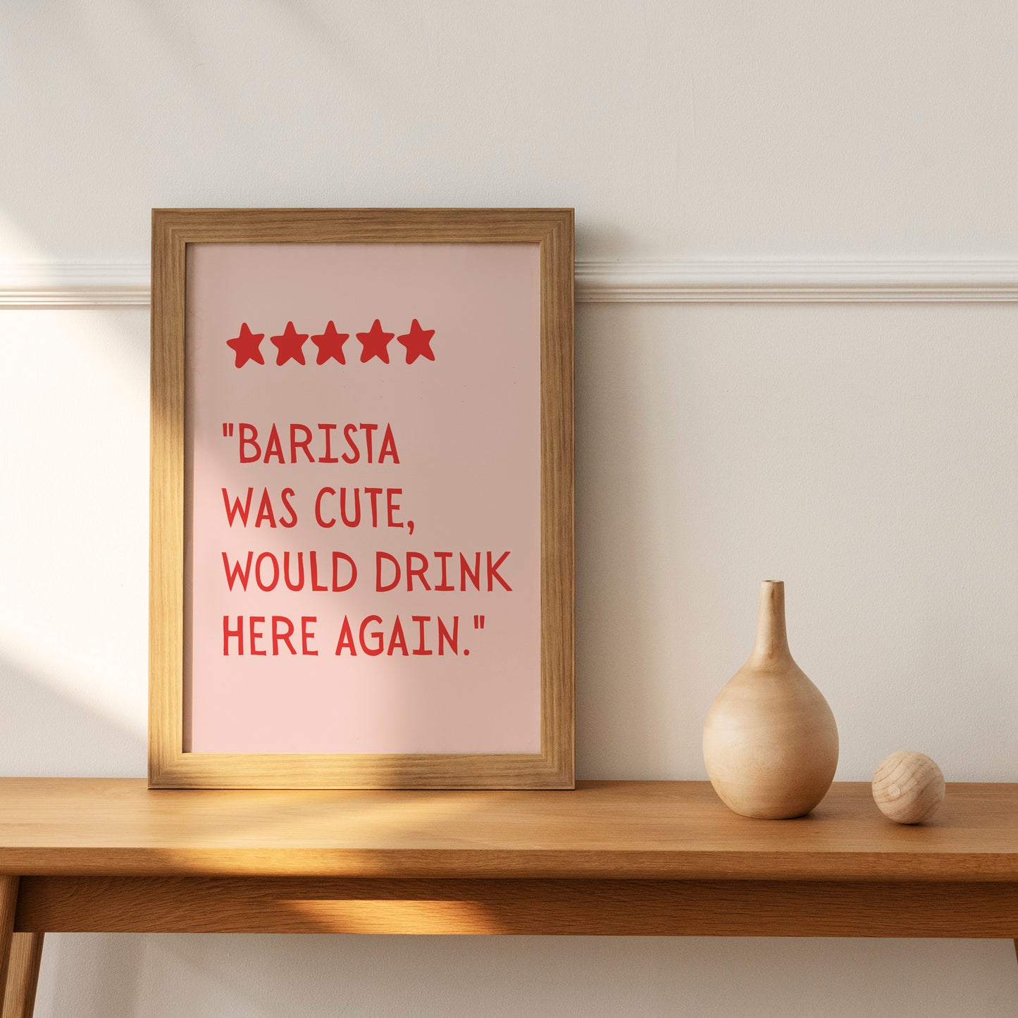 Barista was cute would drink here again Print