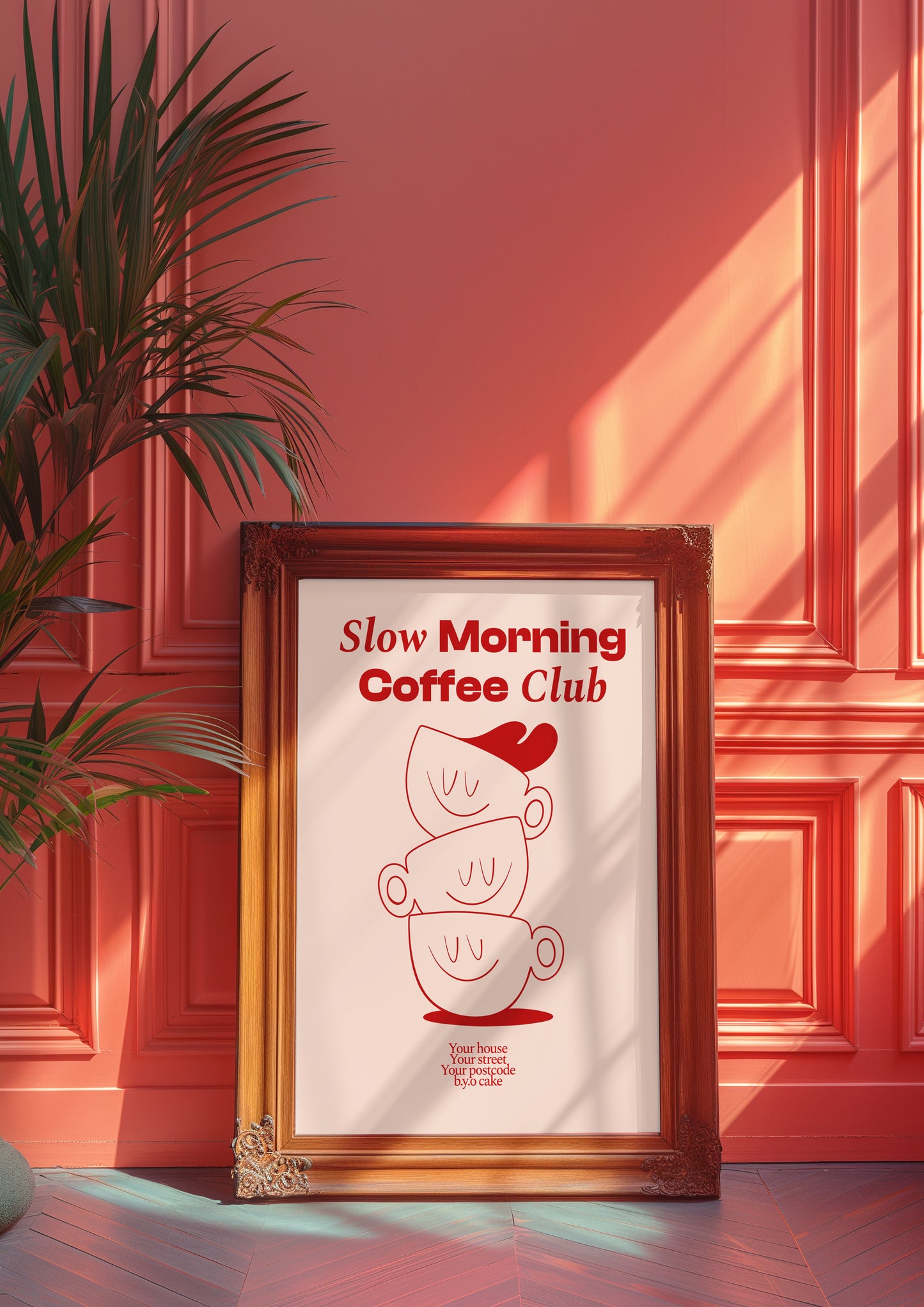Slow Morning Coffee Club Print