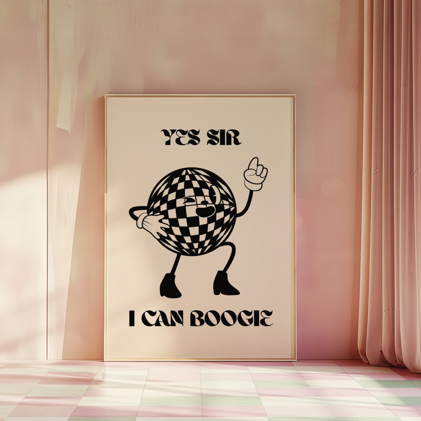 Yes Sir I Can Boogie Print