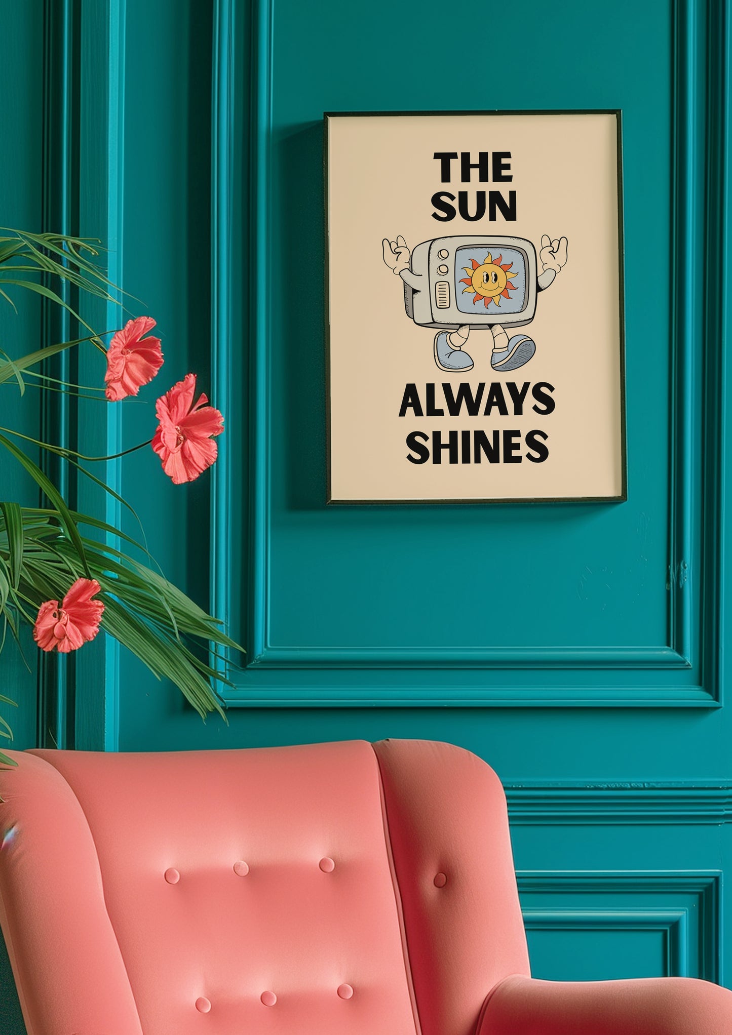 The Sun Always Shines On TV Print