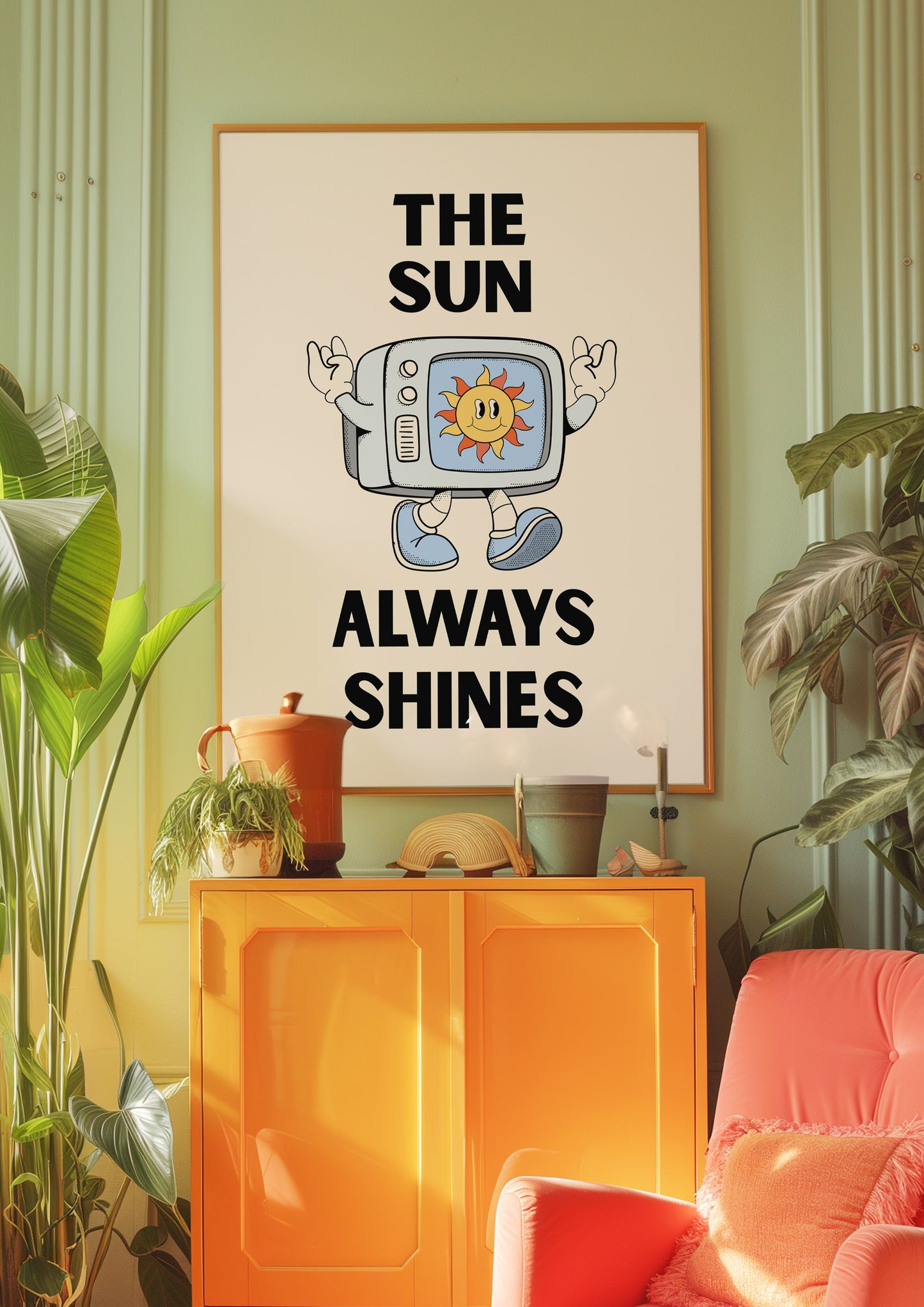 The Sun Always Shines On TV Print