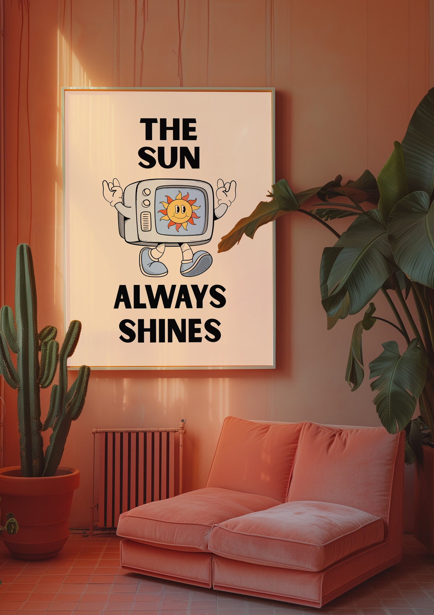 The Sun Always Shines On TV Print